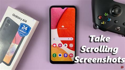 How To Take Scrolling Screenshots On Samsung Galaxy A14 Youtube