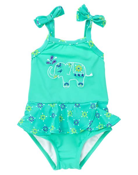 Embellished Elephant One Piece Swimsuit At Gymboree Cute Outfits For