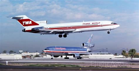 Photo Of Twa Boeing 727 200 N54340 Flightaware