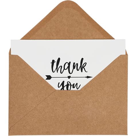 Thank You Cards 48 Count Thank You Notes Kraft Paper Bulk Thank You