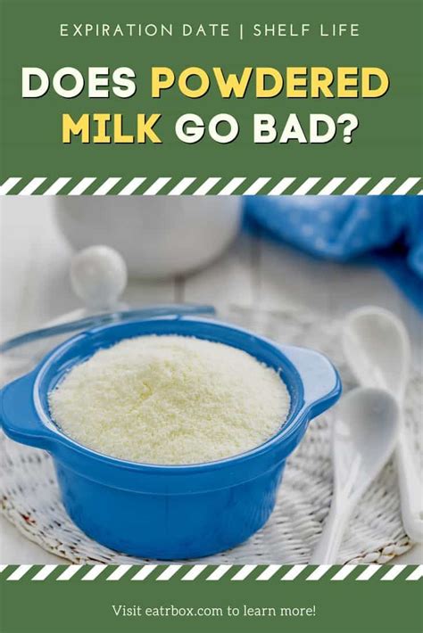 What Happens If You Have Had The Same Old Bag Of Powdered Milk Sitting