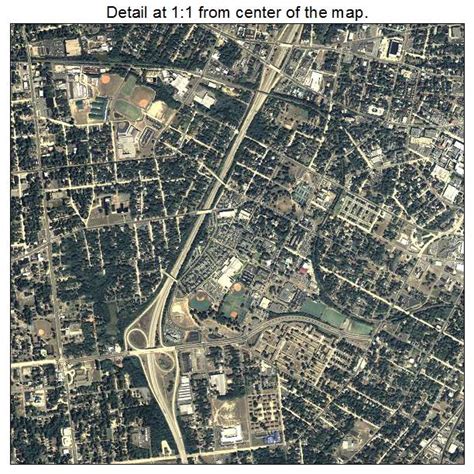 Aerial Photography Map Of Macon Ga Georgia