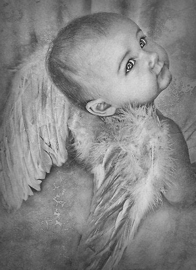 Baby Angel Dessin Bébé Portrait Dessin Art à Thème Ange