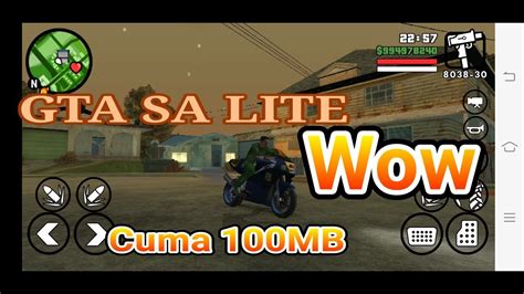 Download Game Gta Sa Lite Cuma 100mb Wow Youtube