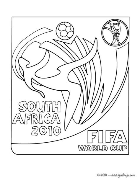 Dibujos Para Colorear Logo Copa Mundial 2010