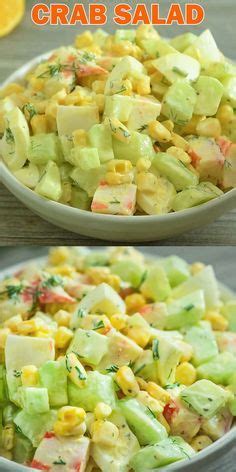 Easy crab salad recipe comes together really quickly with the imitation crab and can be prepared in advance to take for lunch to work or school. Imitation Crab Salad - quick and easy crab salad made with crunchy cucumbers, sweet corn, and ...