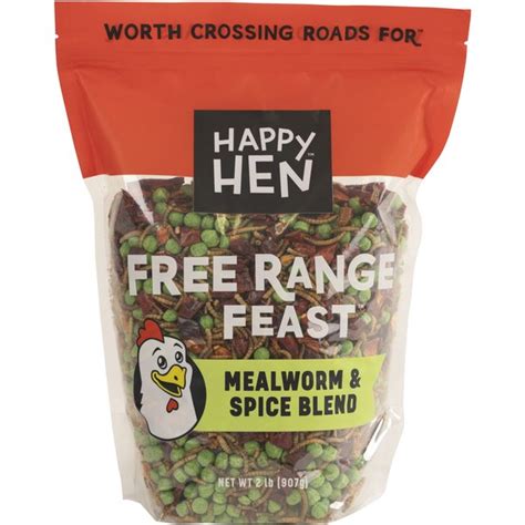 Happy Hen Treats Free Range Feast Mealworm And Spice Blend Chicken Treats