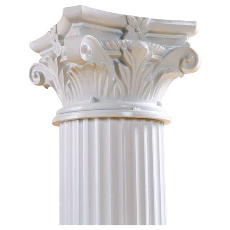 Roman Corinthian Capital For Endura Aluminun Round Fluted Style Column