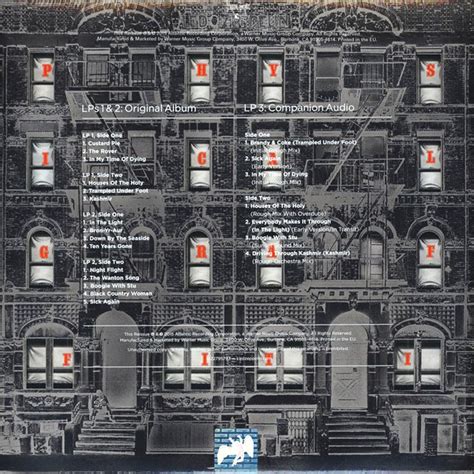Led Zeppelin Physical Graffiti Deluxe Edition 3lp 180g Vinyl 40th