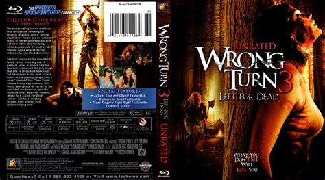 Wrong Turn 3 Left For Dead Movie Blu Ray Scanned Covers Wrong