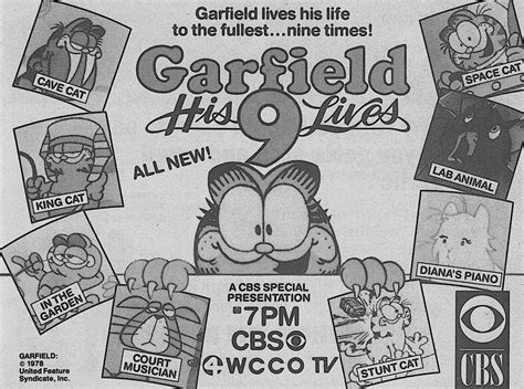 Garfield His 9 Lives Tv Guide Ad By Tatsunokoisthebest On Deviantart