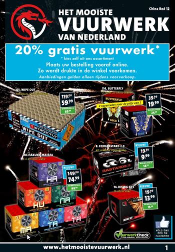 Folder Vuurwerk Intratuin Lochem