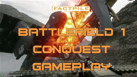 Battlefield 1 Conquest Game Play Xbox One Multiplayer Air Supremacy