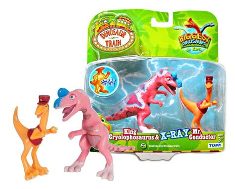 Dinosaur Train King Cryolophosaurus And X Ray Mr Conductor New In