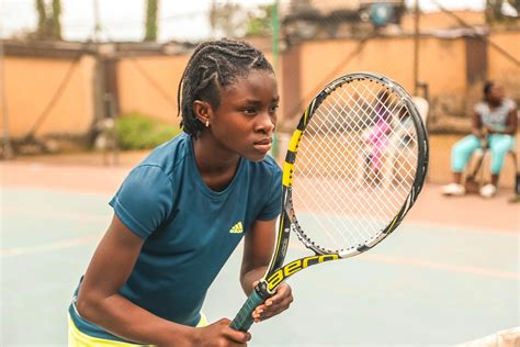 Year Old Nigerian Female Tennis Star Marylove Edwards Emerges No