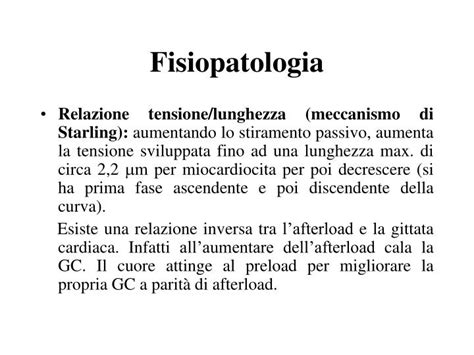 Relazione Tensione Lunghezza Muscolo Cardiaco - PPT - Scompenso Cardiaco PowerPoint Presentation - ID:1274164
