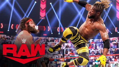 The New Day Vs Elias And Jaxson Ryker Raw April 12 2021 Youtube