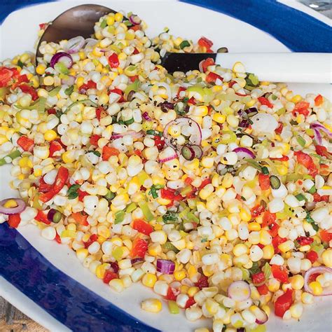 Sweet And Tangy Corn With Roasted Peppers Recipe Tom Colicchio Food