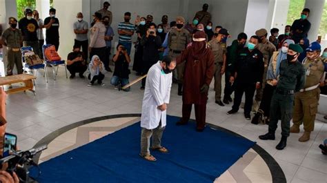 Gay Couple Caned 77 Times Each For Having Sex In Indonesia World News