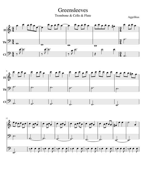 (english carol based on greensleeves) traditionnel piano solo 2 pdf / 2 mp3 / midi / beginner adaptator : Greensleeves Sheet music for Piano (Solo) | Musescore.com