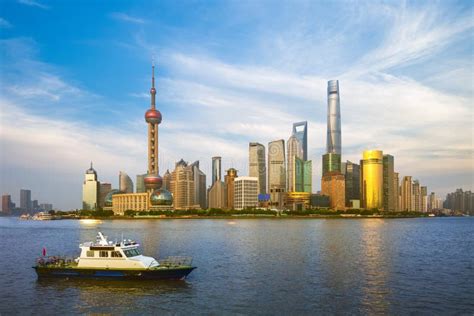 Skyline Of Pudong District In Shanghai China Editorial Photo Image