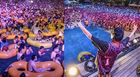 Massive Pool Party Held In Wuhan After Three Months Of Reporting No New