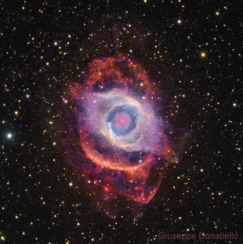 Ngc 7293 The Helix Nebula [multispectral Image] Giuseppe Donatiello Full Resolution