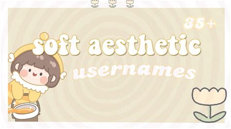 Soft Aesthetic Usernames YouTube
