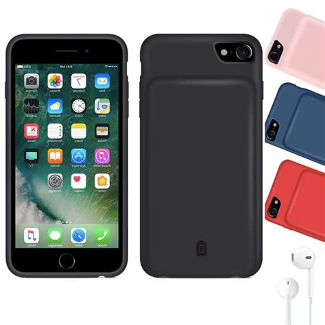 Extended Battery Silicone Charging Case Rechargeable For Iphone