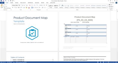 Product Document Map Template Templates Forms Checklists For Ms