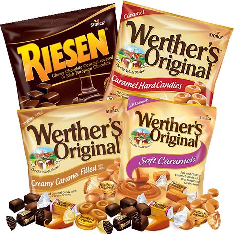 Buy Werthers Original Caramel Hard Candy And Soft Caramels Assortment Individually Wrapped