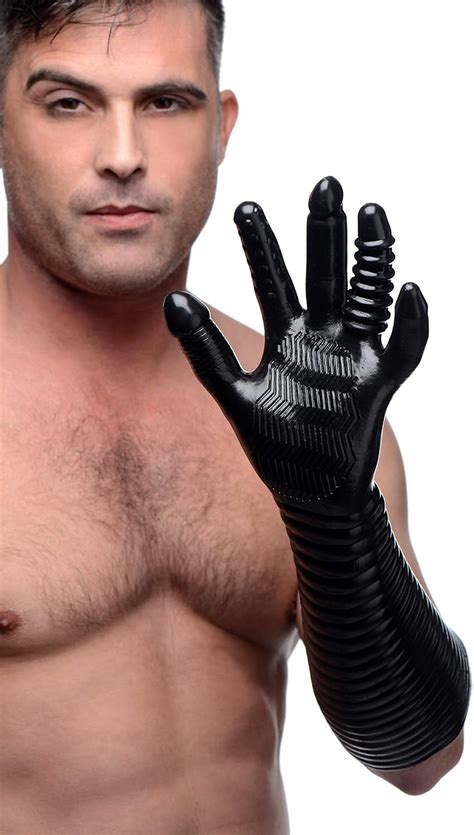 Amazon De Master Series Pleasure Fister Textures Fisting Glove G Schwarz