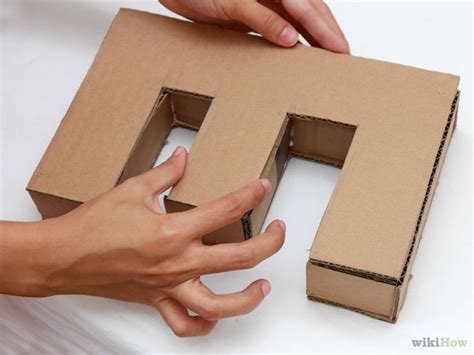 How To Make 3d Letters Diy Monogram Diy Monogram Letters Cardboard