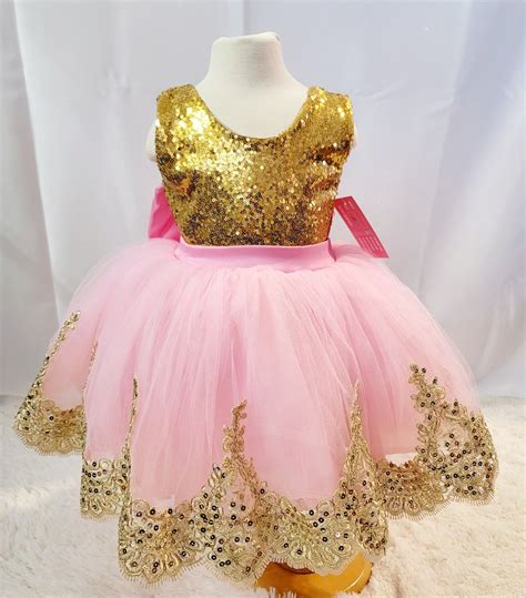 Princess Inspired Dress Pink And Gold Minnie Mousse And Aurora Birthday Gi Sophies Boutique