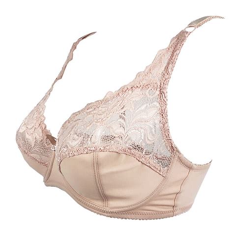 Womens Floral Sheer Lace No Padding Underwire Push Up Bra Sexy