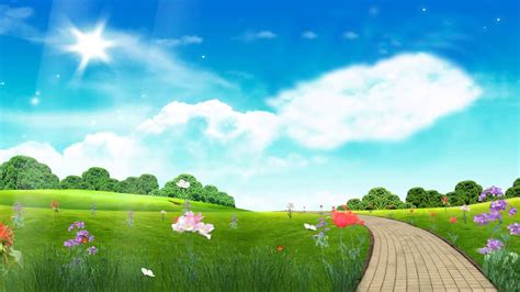 Motion Background Happy Spring Animated Wallpaper Youtube