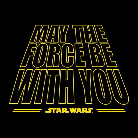 May The Force Be With You T Shirt Star Wars Official Merchandise