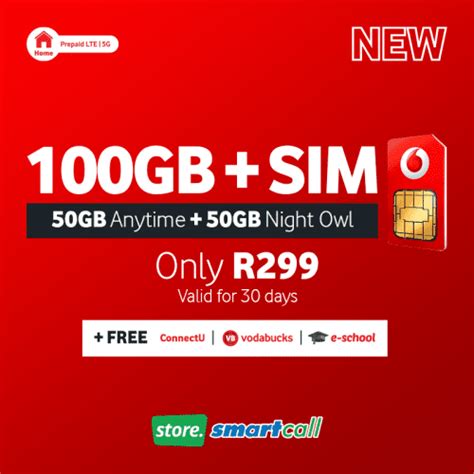 Prepaid And Contracts Sim Only 100gb Vodacom Lte Data Was Sold For