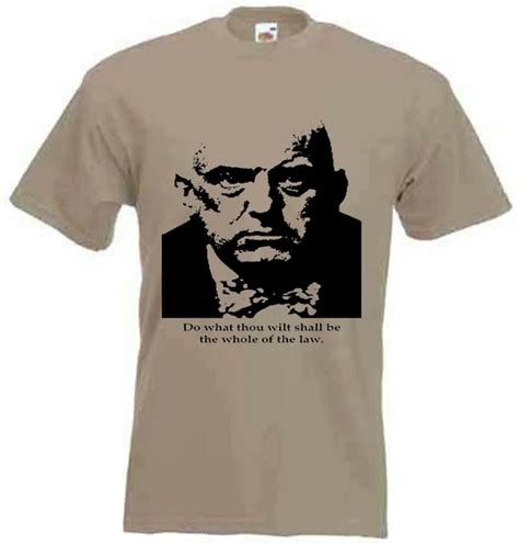 Aleister Crowley Do What Thou Wilt T Shirt Magick Occult Pagan