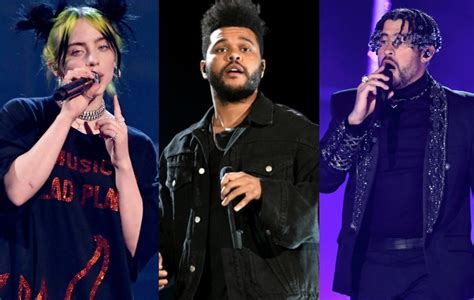 Billie Eilish The Weeknd And Bad Bunny Among Spotifys Most Streamed
