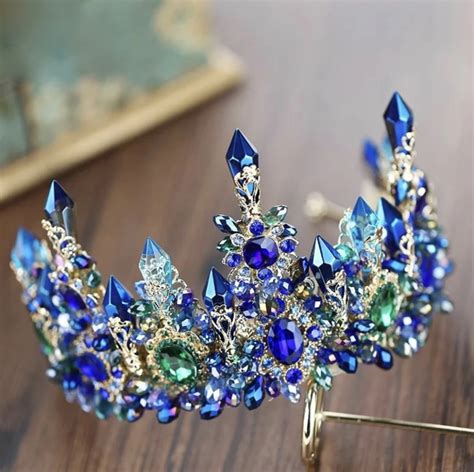Inspired Blue Mermaid Tiara Fairytalecreators Pretty Jewellery Cute