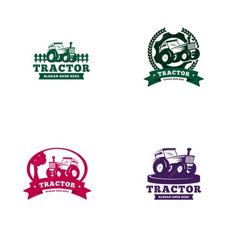 Premium Vector Tractor Logo Template