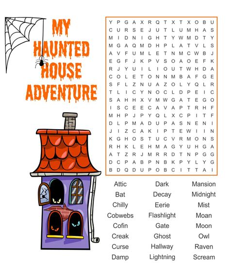 Halloween Word Search Printable Hard