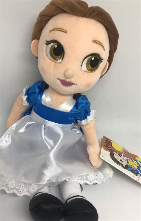 Disney Parks Animators Collection Belle Plush Doll Small New With Tags