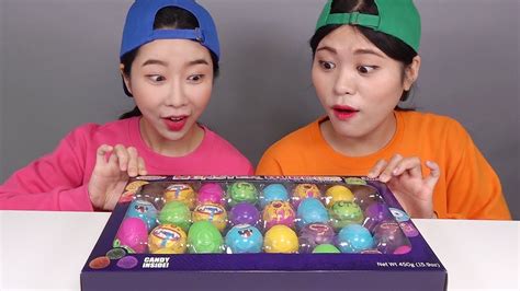 Mukbang 지구젤리 눈알젤리 먹방 Earth Jelly Eyeball Jelly Dona 도나 Youtube