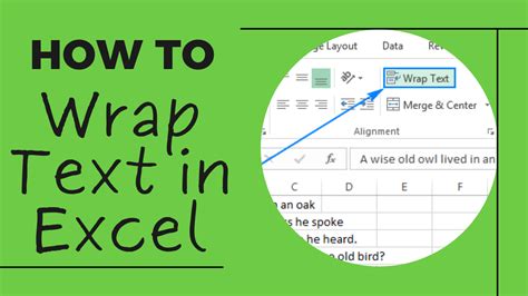 How To Wrap Text In Excel Excel Wrap Text Shortcut Earn And Excel