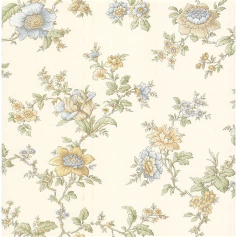 Brewster Jacobean Floral Wallpaper 282 64016 The Home Depot