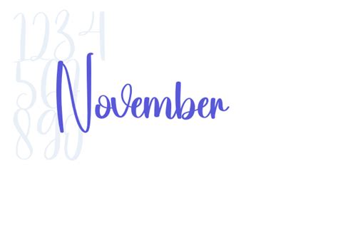 November Font Free Download