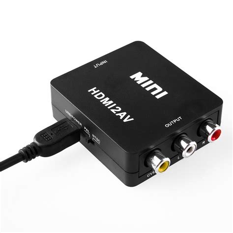 Nowadays, most consumer electronic devices support the hdmi (high definition multimedia interface) output for video and image downloads. HDMI to RCA / Composite Video Converter Adapter for PAL / NTSC
