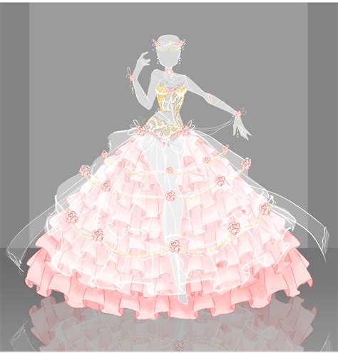 Adoptable Outfit Auction 15 Closed Dress Drawing Art Dress Fantasy